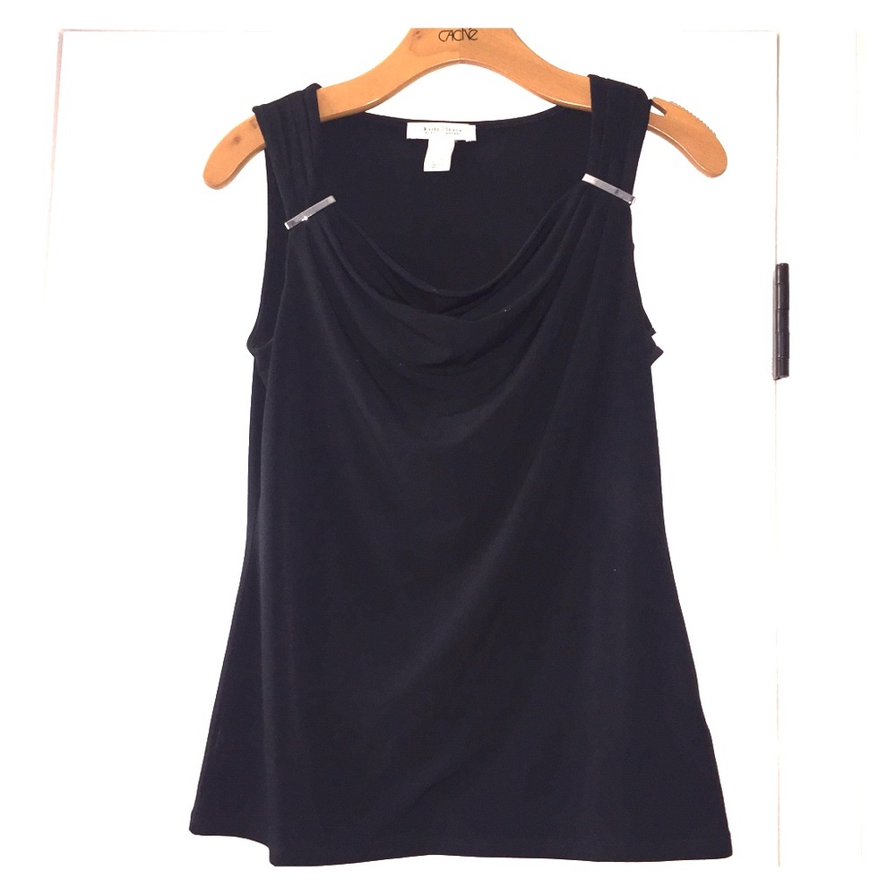White House Black Market black shirt